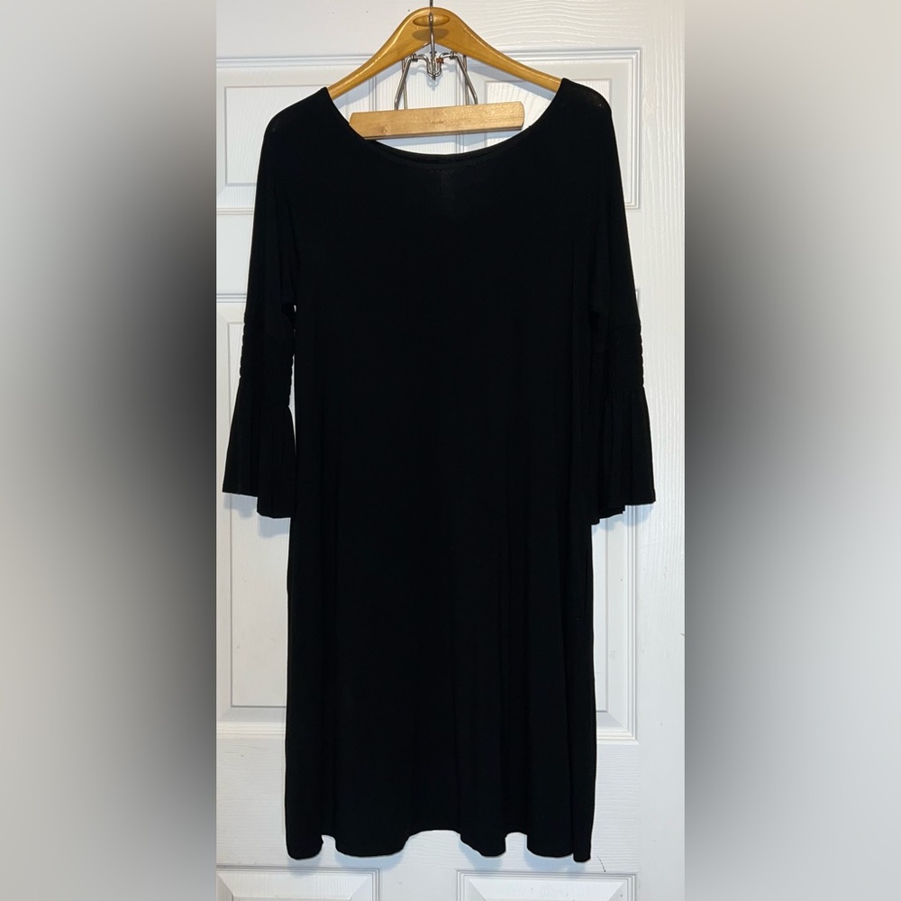 Agnes and Dora Black Walker Dress Size Large EUC